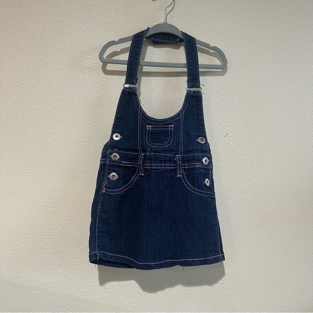 Halter Top Girls Denim Dress